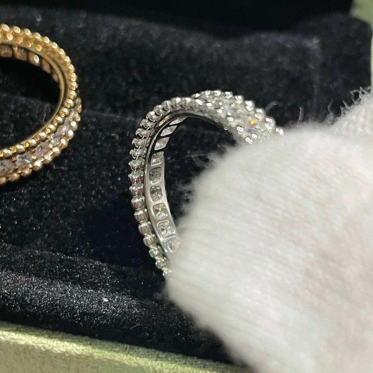 [Vicky]PERLEE DIAMOND ROSE GOLD RING
