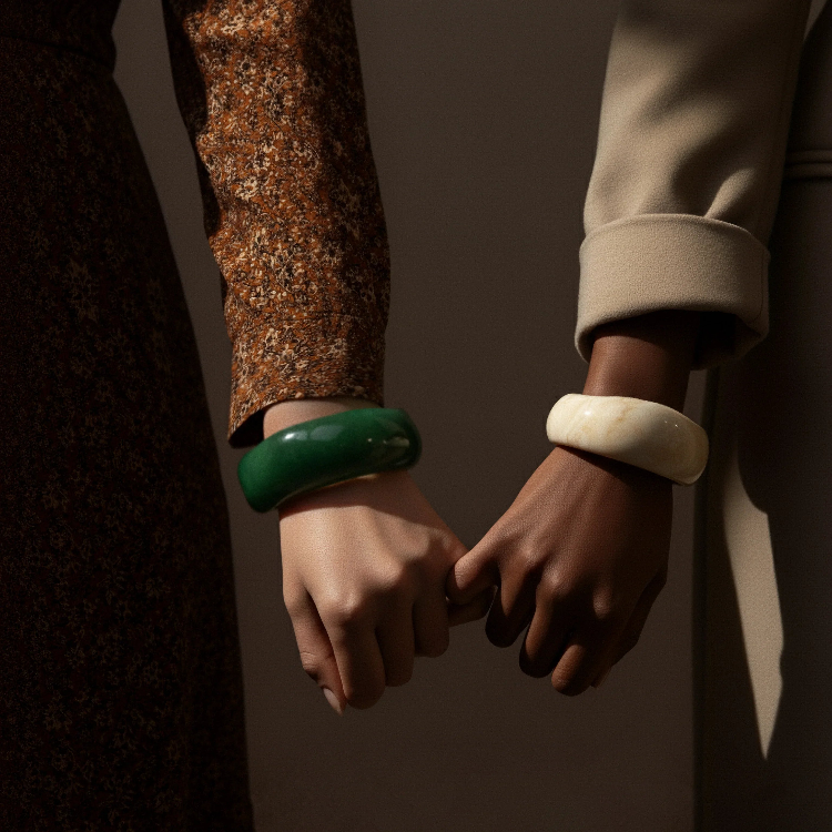 [Royal Vicky]Julianna Sculpted Autumn Bangles