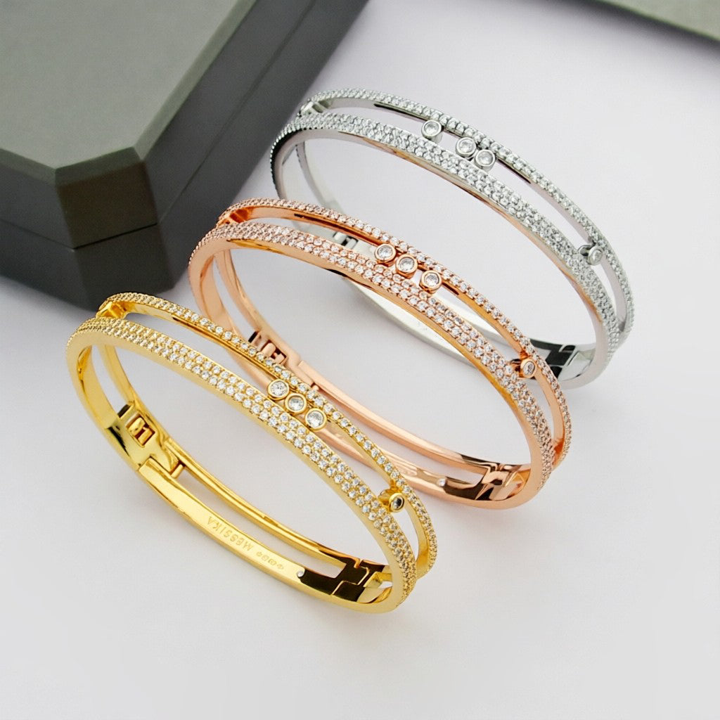 [Vicky]Move Romane pavé bangle