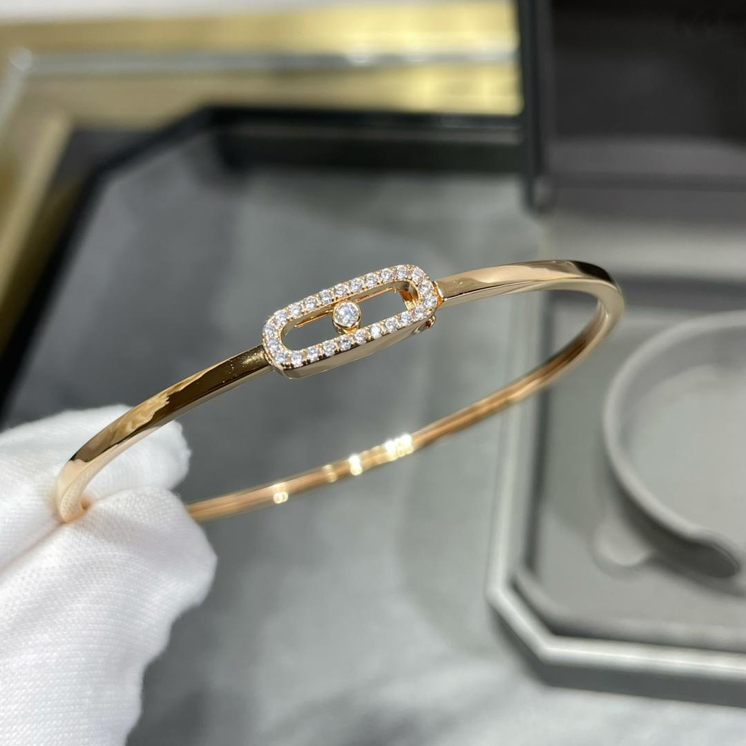 [Vicky]Move Uno pavé flex bangle medium