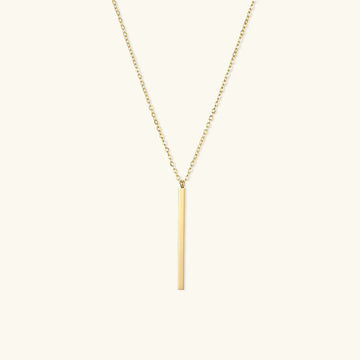 [Royal&Vicky]Allison Gold Bar Necklace