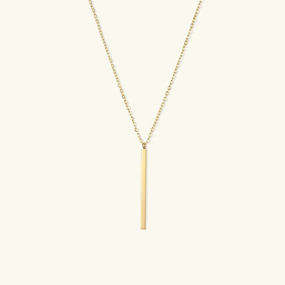 [Royal Vicky]Allison Gold Bar Necklace