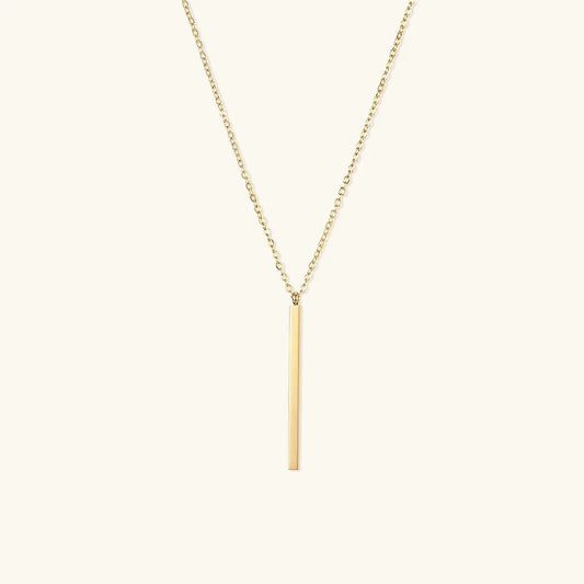 [Royal Vicky]Allison Gold Bar Necklace