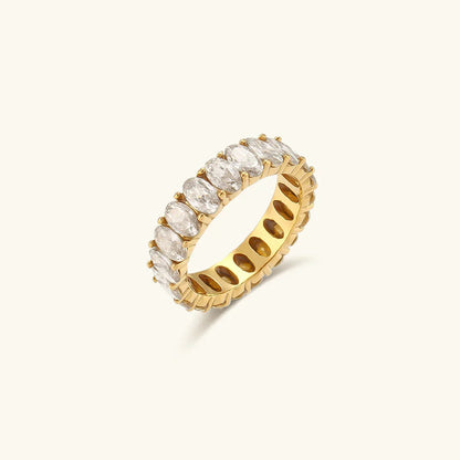 [Royal Vicky]Antoinette Diamond Simulant Gold Ring