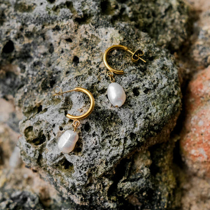 [Royal Vicky]Asa Freshwater Pearl Earrings