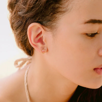 [Royal Vicky]Aureole Gold Earrings