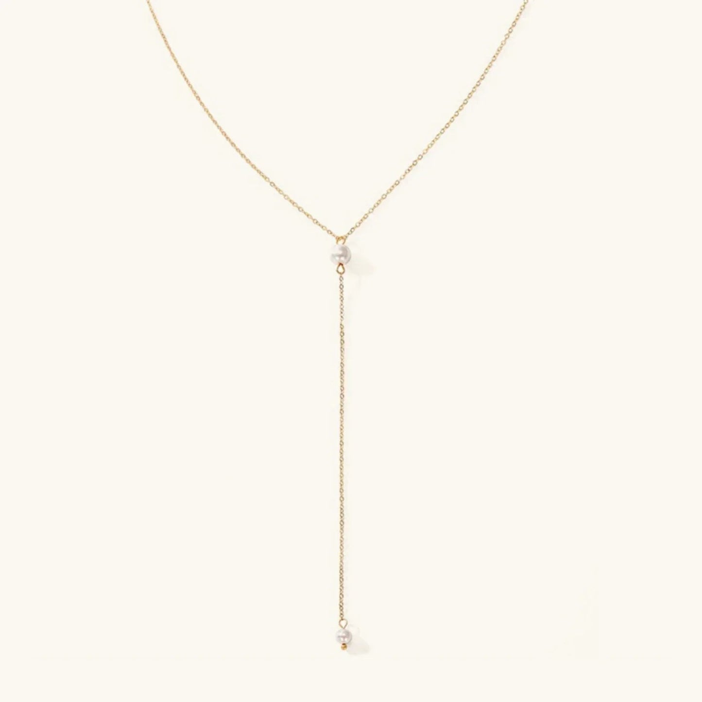 [Royal Vicky]Beatrice Pearl Tassel Necklace