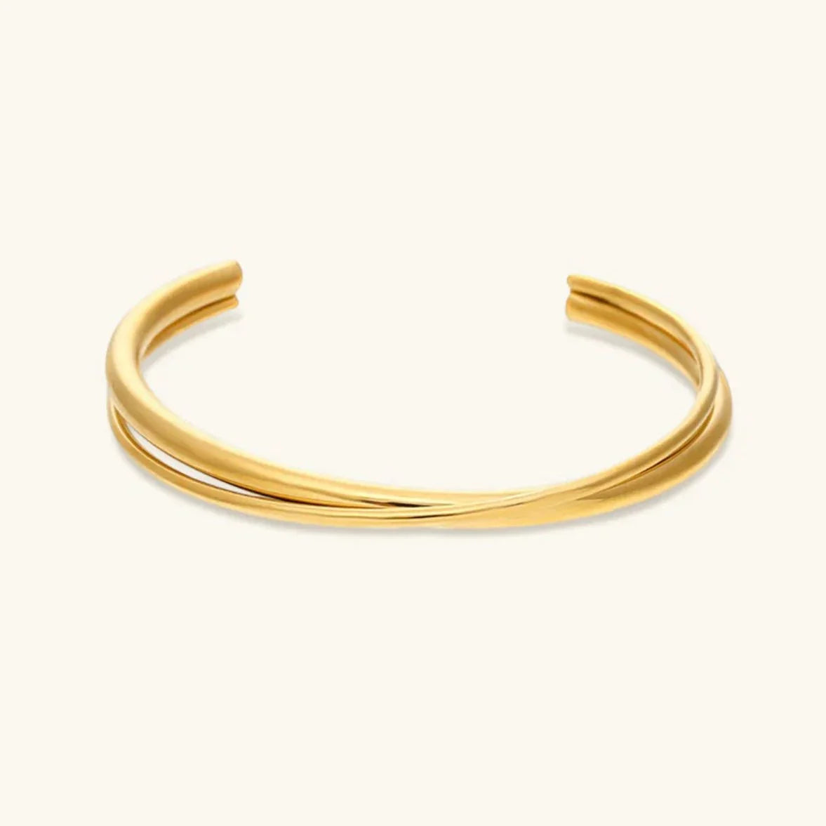 [Royal Vicky]Rianne Layered Gold Bangle