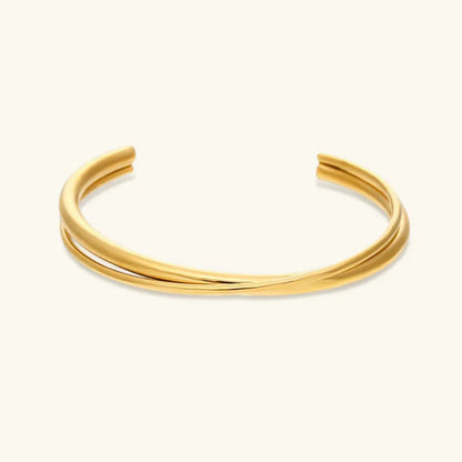 [Royal Vicky]Rianne Layered Gold Bangle