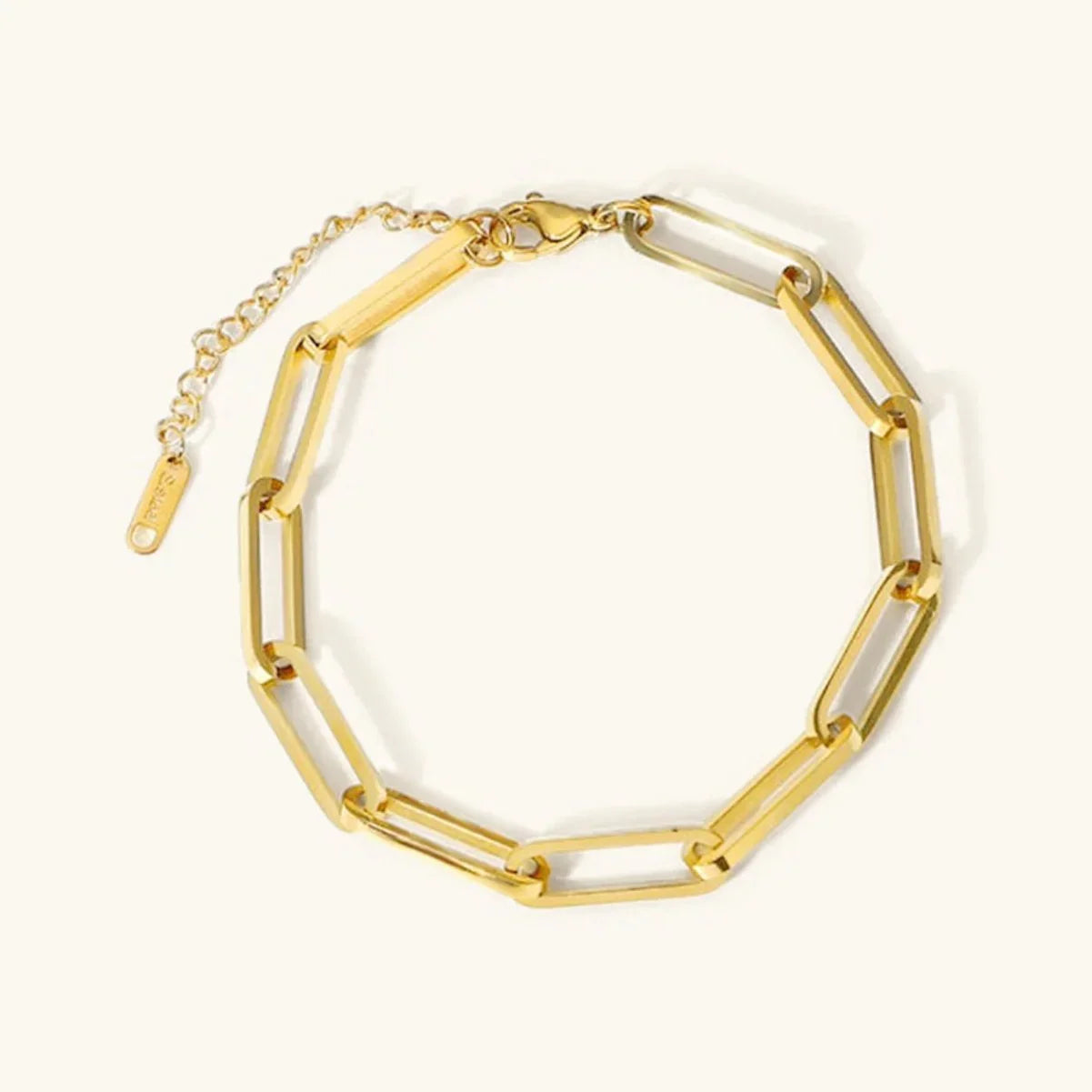 [Royal Vicky]Asta Gold Paperclip Chain Bracelet