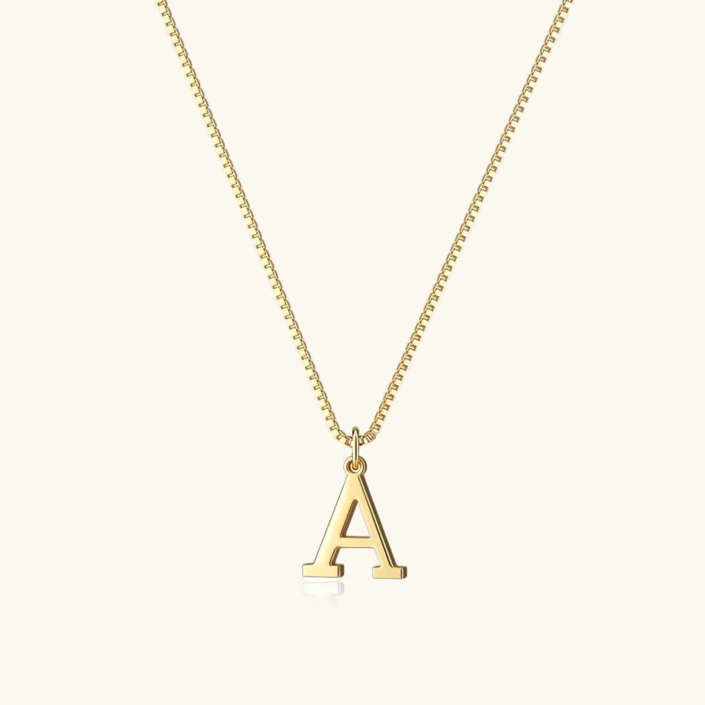 [Royal Vicky]Therese Letter Initial Gold Necklace