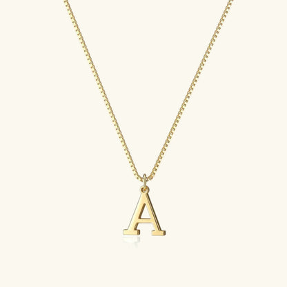 [Royal Vicky]Therese Letter Initial Gold Necklace
