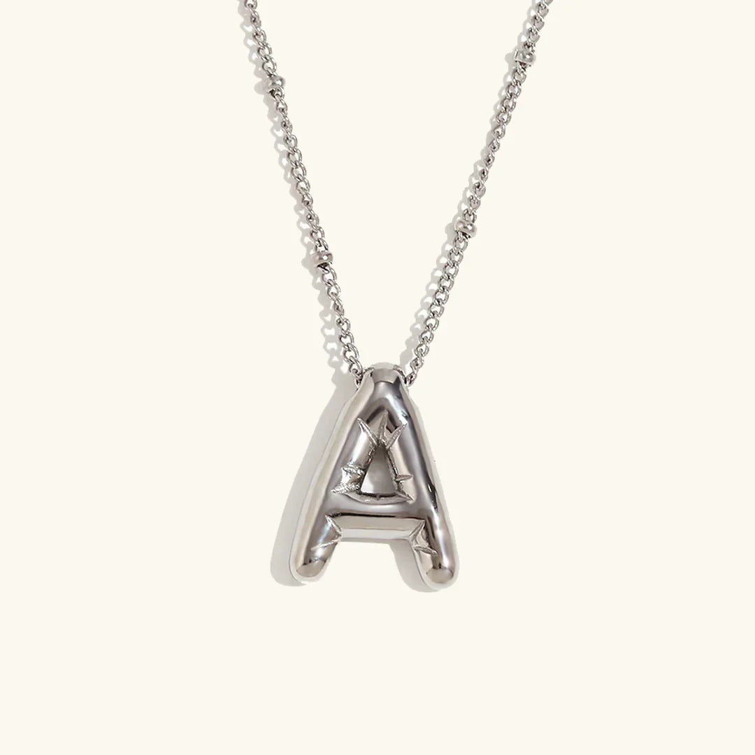 [Royal Vicky]Balloon Gold Initial Necklace