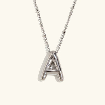 [Royal Vicky]Balloon Gold Initial Necklace