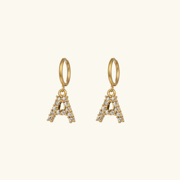 [Royal&Vicky] Wilhemina Initial Ohrringe