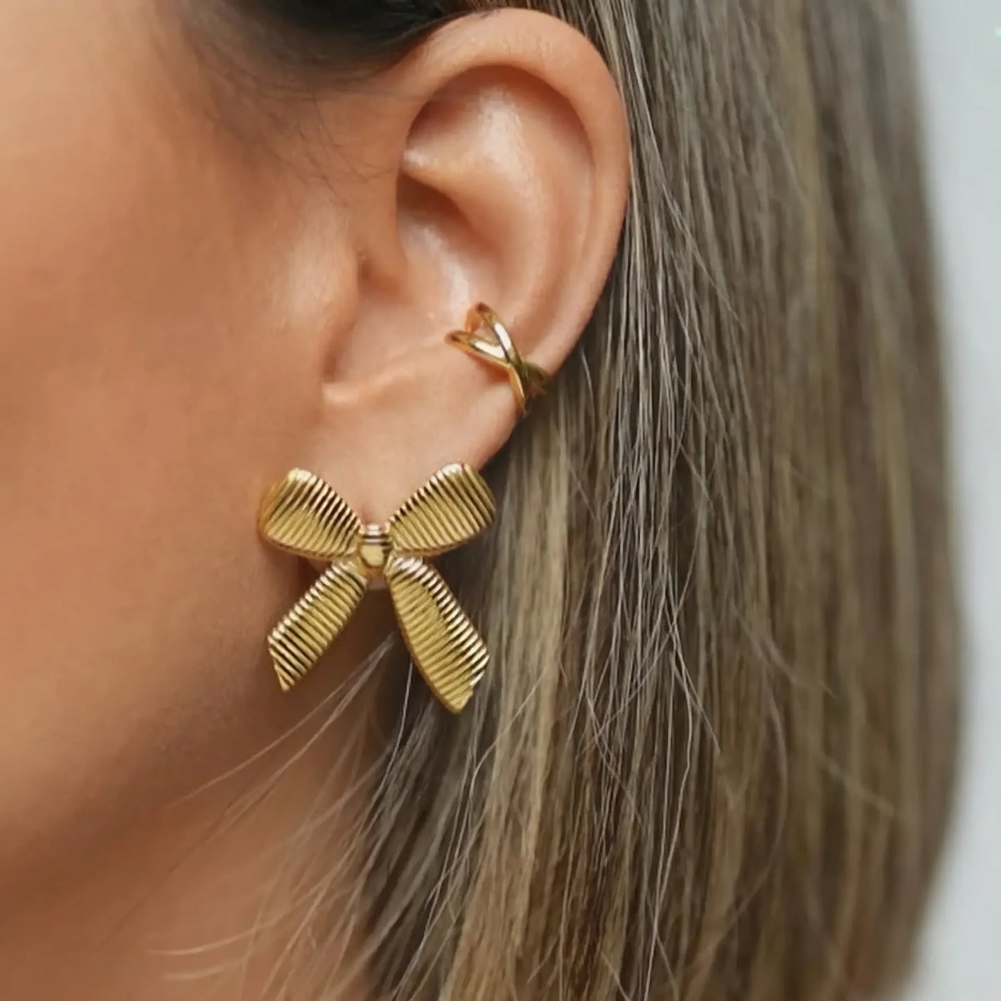 [Royal Vicky]Caroline Gold Earrings