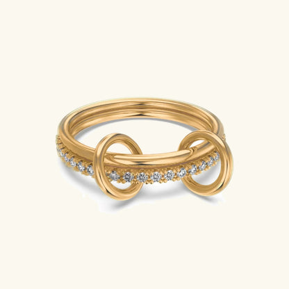 [Royal Vicky]Adela Stacked Diamond Ring