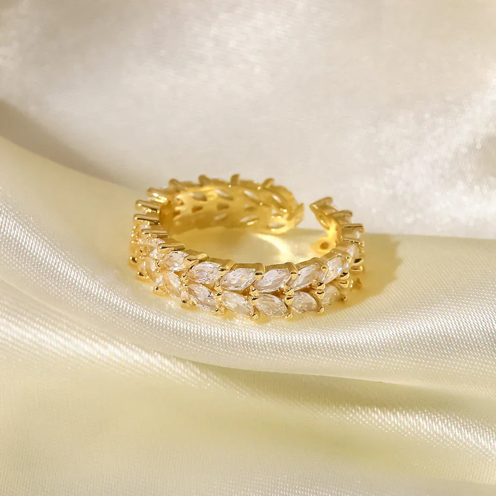 [Royal Vicky]Clarisse Patterned Gold Ring