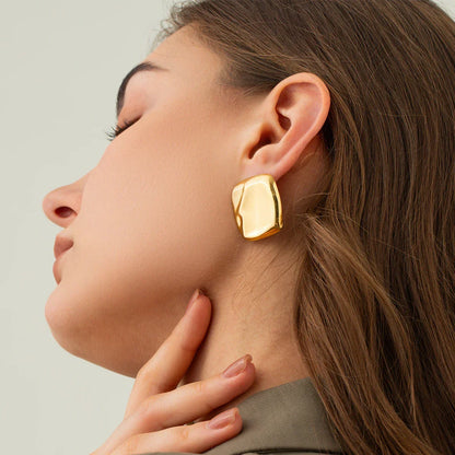 [Royal Vicky]Poppy Gold Earrings