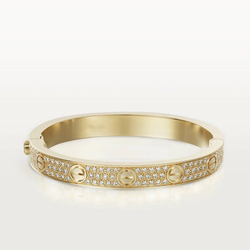 [Royal&Vicky]LOVE BRACELET 6.1MM DIAMOND-PAVED