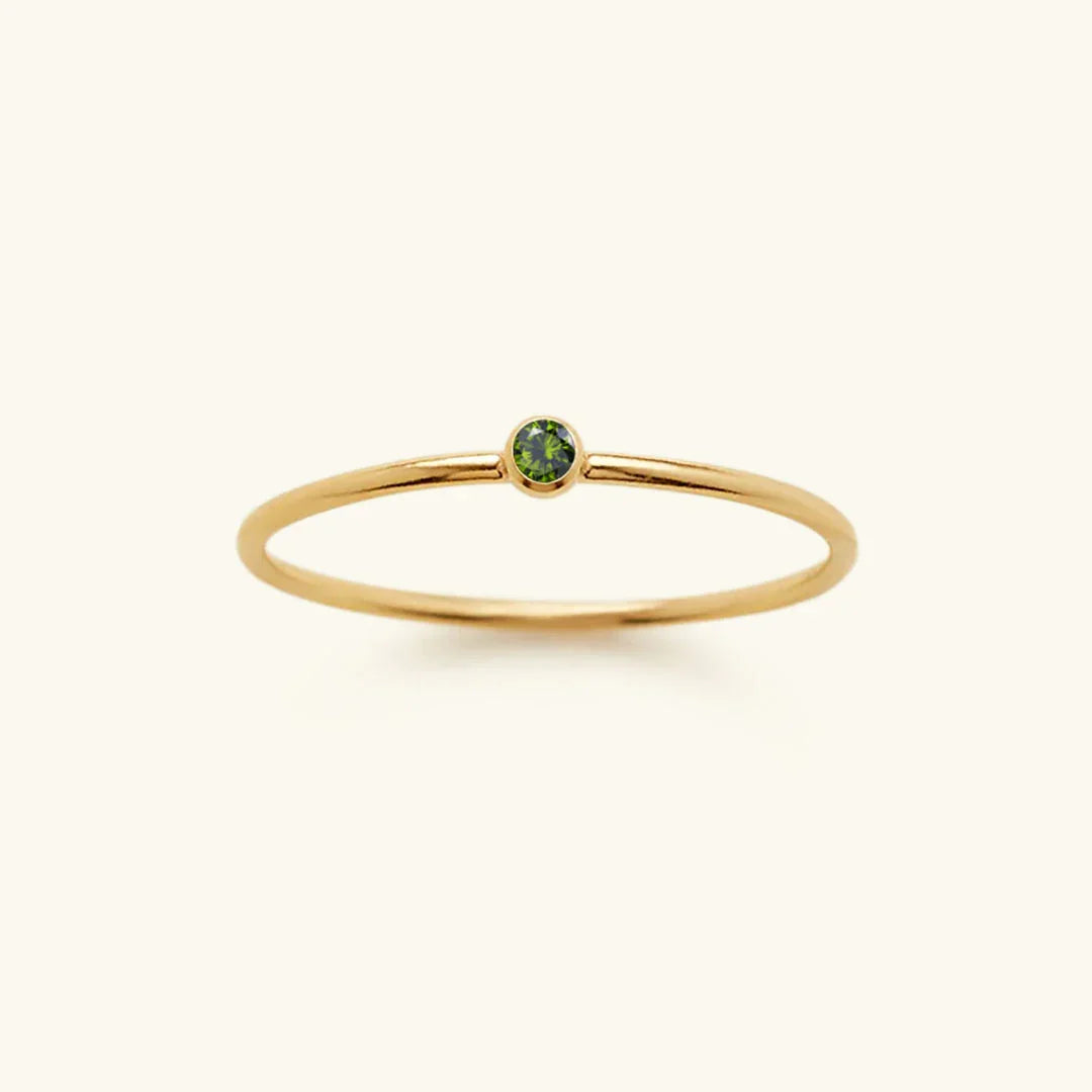 [Royal Vicky]Amelia Birthstone Stacker Ring