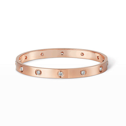 [Vicky] LIEBESARMBAND 6,1 MM 10 DIAMANTEN