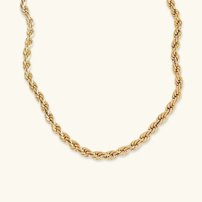 [Royal Vicky]Bianca Rope Chain Gold Necklace