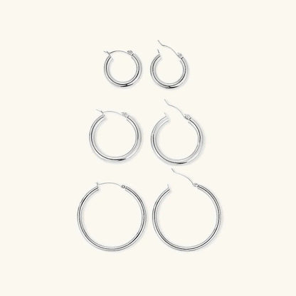 [Royal Vicky]Broad Round Hoops