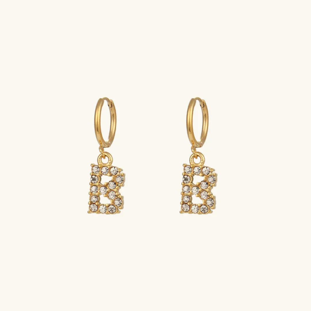 [Royal&Vicky] Wilhemina Initial Ohrringe