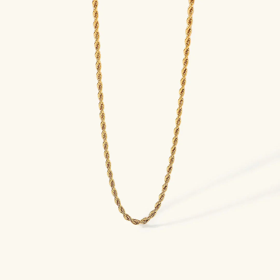 [Royal Vicky]Calle Rope Chain Gold Necklace