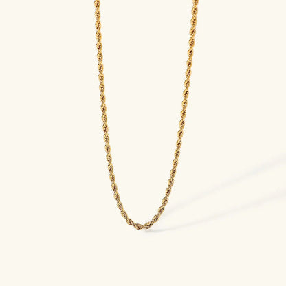 [Royal Vicky]Calle Rope Chain Gold Necklace