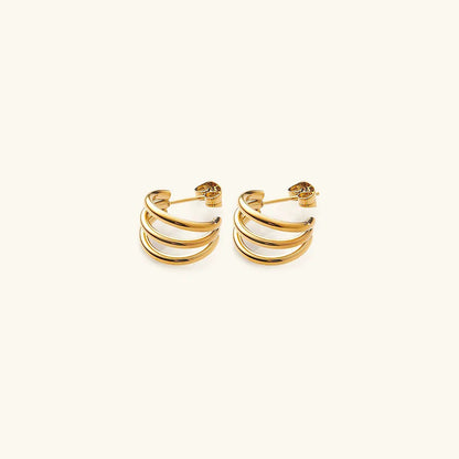 [Royal Vicky]Cradle Gold Earrings