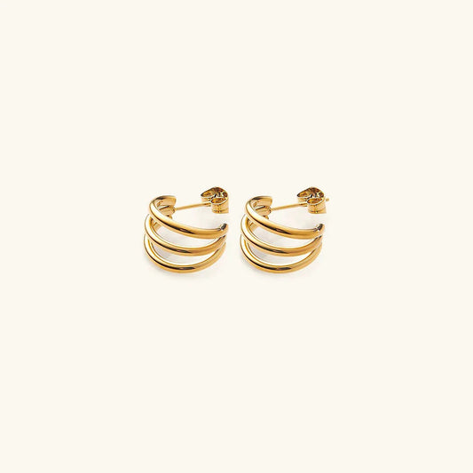 [Royal Vicky]Cradle Gold Earrings