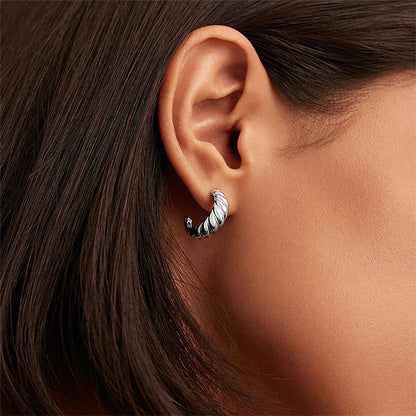 [Royal Vicky]Croissant Arc Earrings