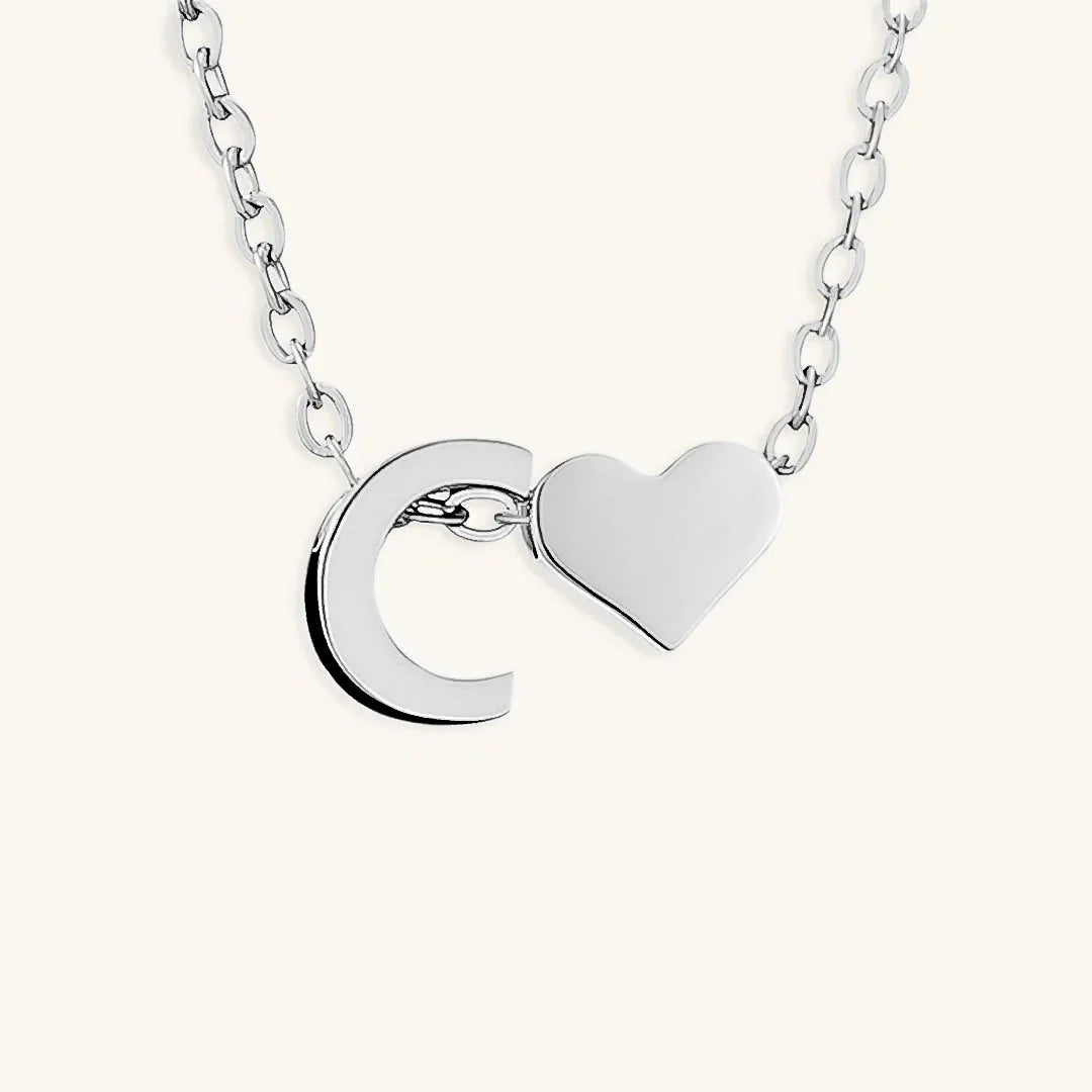 [Royal Vicky]Ria Initial Letter Gold Necklace