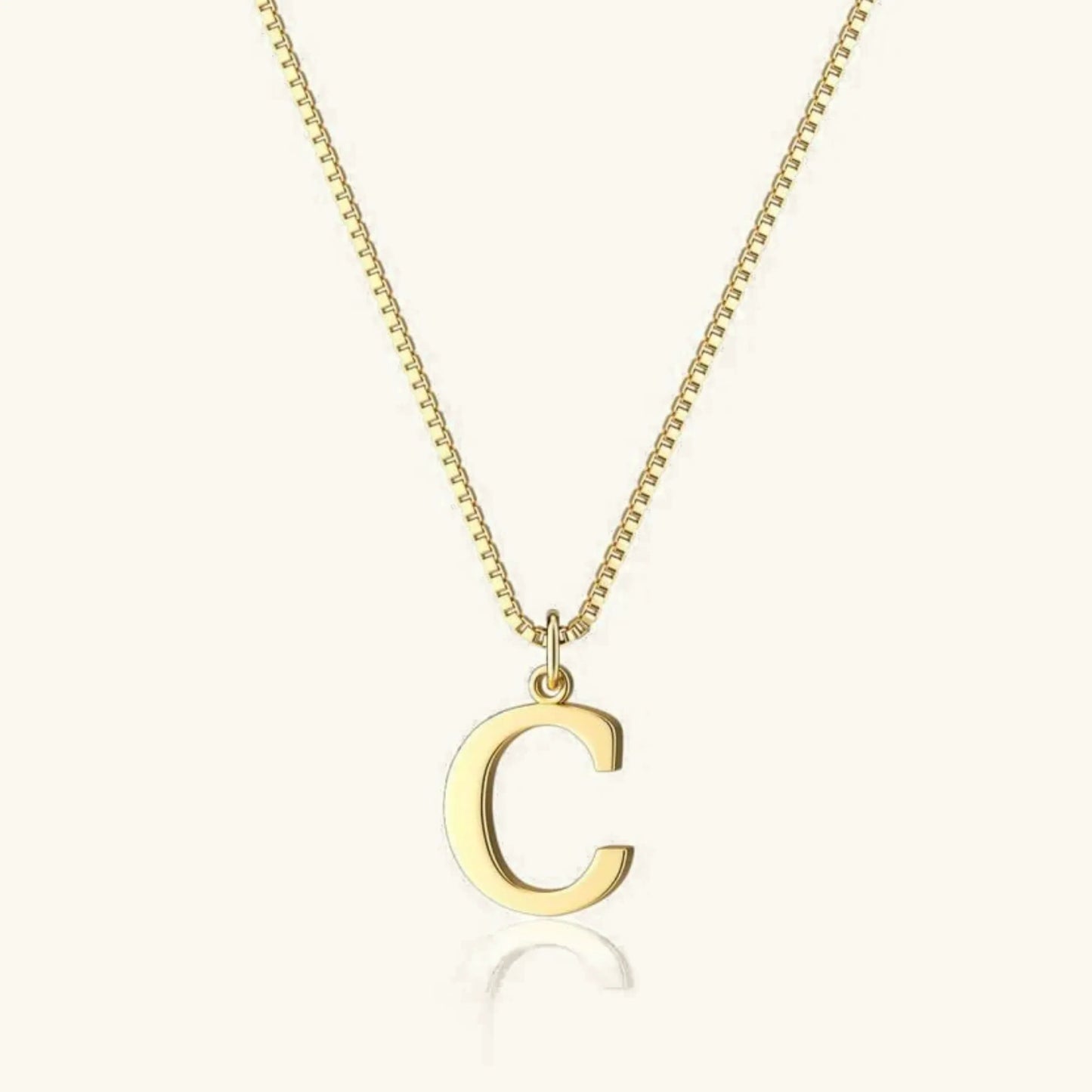 [Royal Vicky]Therese Letter Initial Gold Necklace