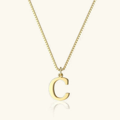 [Royal Vicky]Therese Letter Initial Gold Necklace