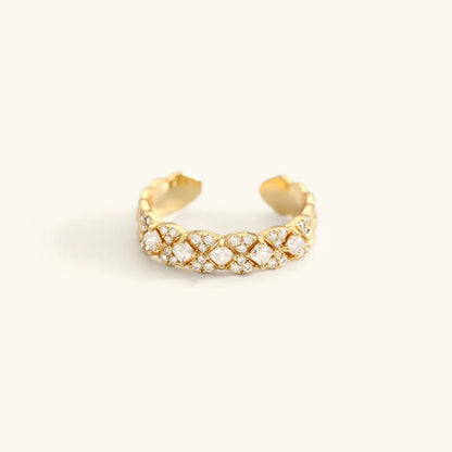[Royal Vicky]Camille Gold Patterned Ring