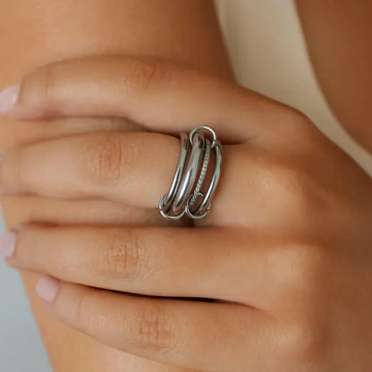 [Royal Vicky]Emmanuelle Diamond Ring Stack