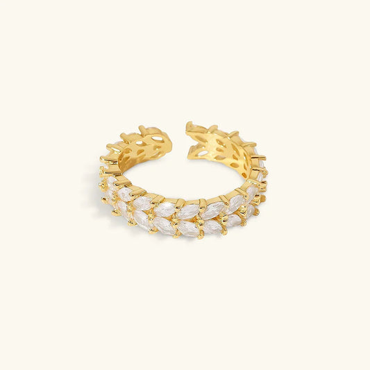[Royal Vicky]Clarisse Patterned Gold Ring