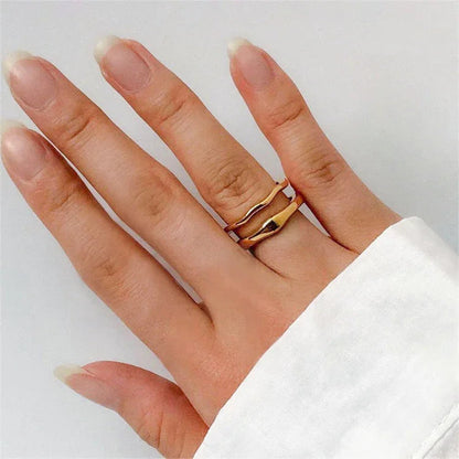 [Royal Vicky]Dianne Gold Stacker Ring