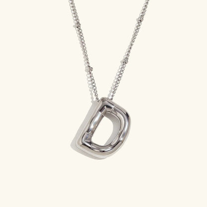 [Royal Vicky]Balloon Gold Initial Necklace