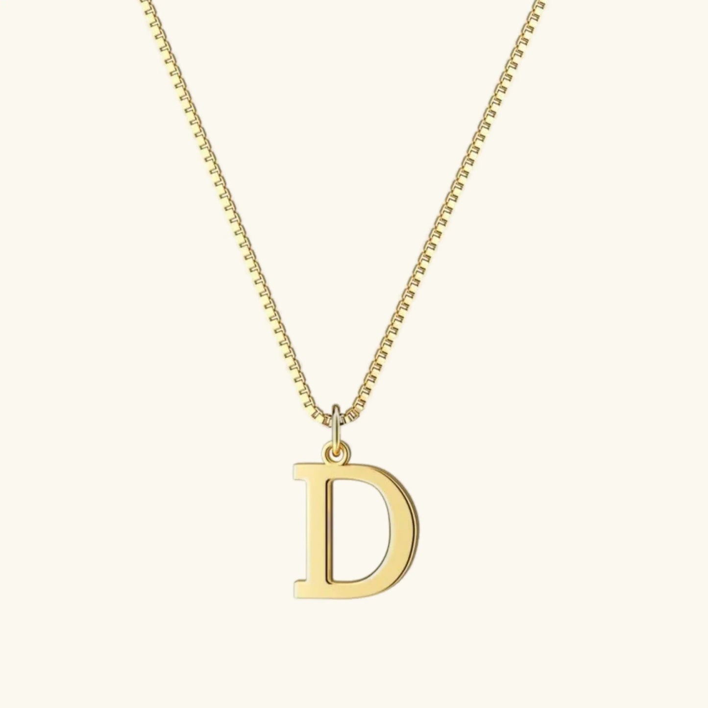 [Royal Vicky]Therese Letter Initial Gold Necklace