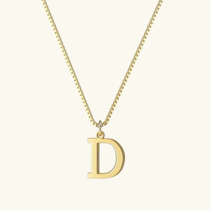 [Royal Vicky]Therese Letter Initial Gold Necklace