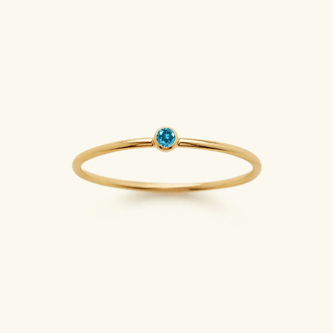 [Royal Vicky]Amelia Birthstone Stacker Ring