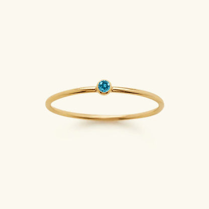 [Royal Vicky]Amelia Birthstone Stacker Ring