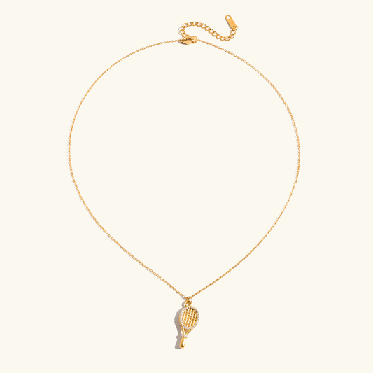 [Royal Vicky]Aces Gold Tennis Pendant