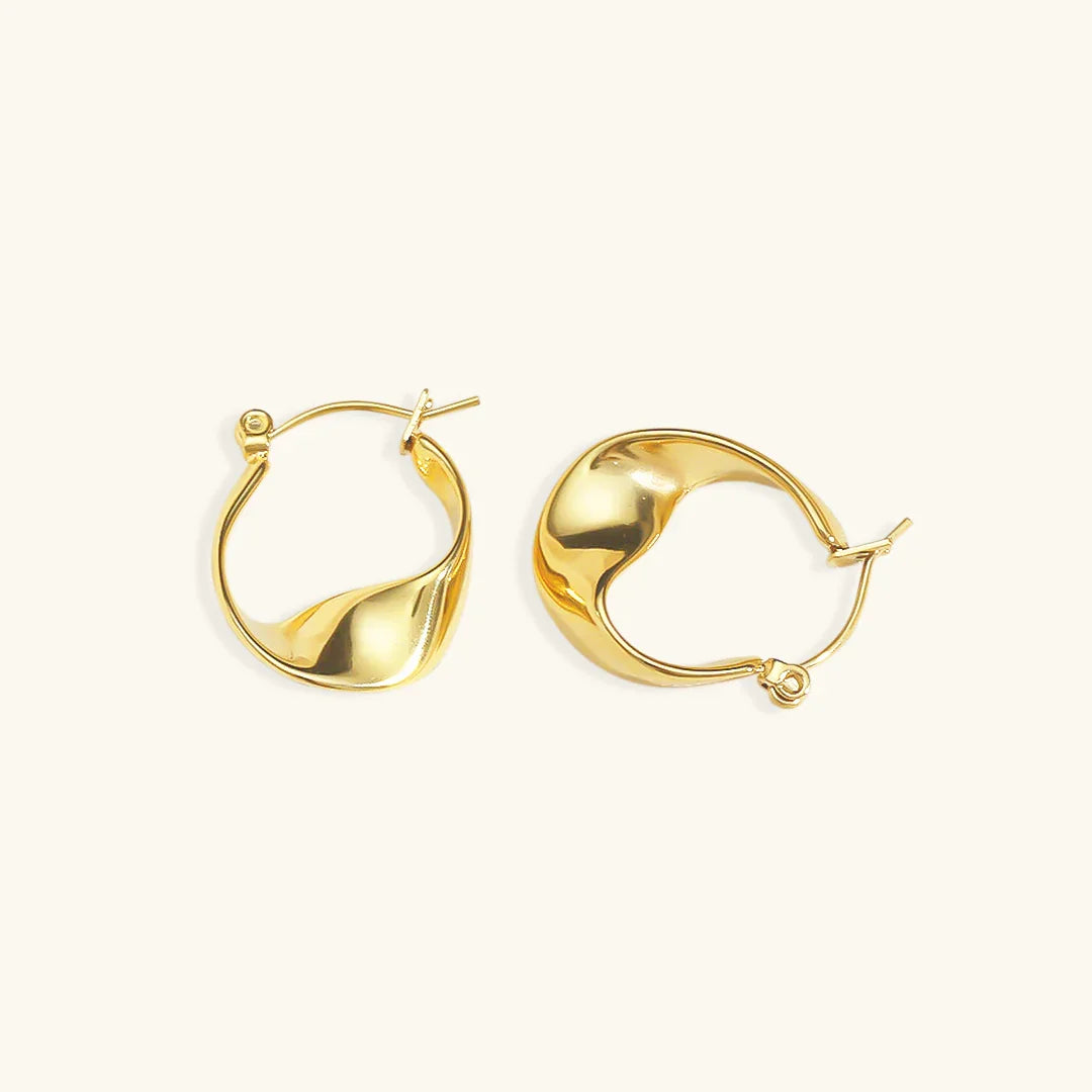[Royal Vicky]Esti Irregular Hoop Earrings