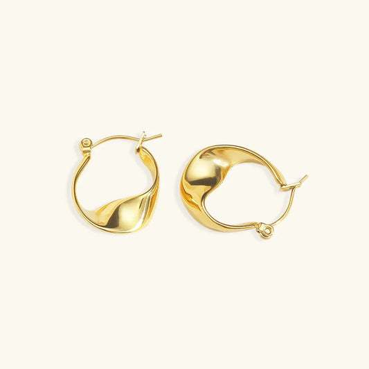 [Royal Vicky]Esti Irregular Hoop Earrings