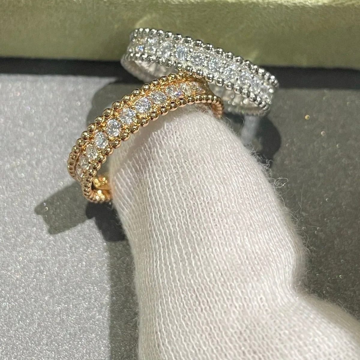 [Royal&Vicky]PERLEE DIAMOND ROSE GOLD RING